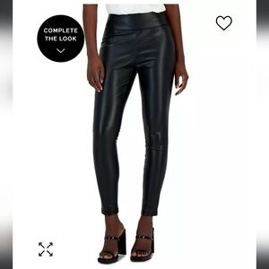 I.N.C. INTERNATIONAL CONCEPTSWomen's Faux-Leather Leggings